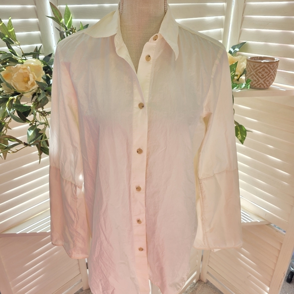Acne Studios White Blouse SIZE 38 - 1367